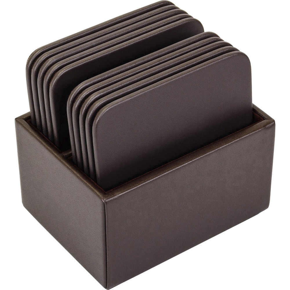 Dacasso Limited, Inc Dacasso A3343 Dacasso Leatherette Square Coaster Set