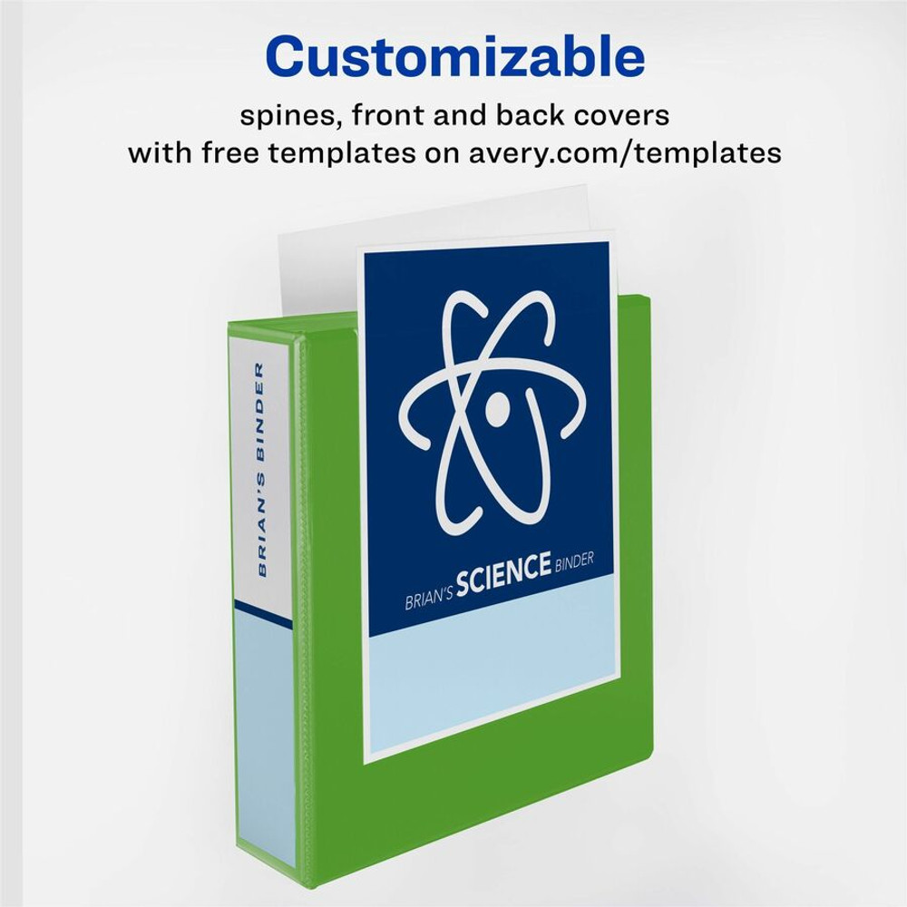 Avery Avery® 79770 Avery® Heavy-Duty View Binders - Locking One Touch EZD Rings Avery Avery® 79770 Avery® Heavy-Duty View Binders - Locking One Touch EZD Rings