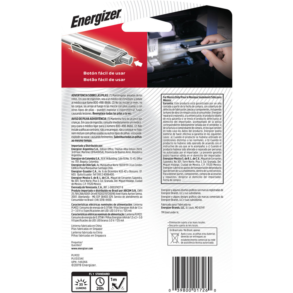Energizer Holdings, Inc Energizer PLED23AEH Energizer LED Pen Light