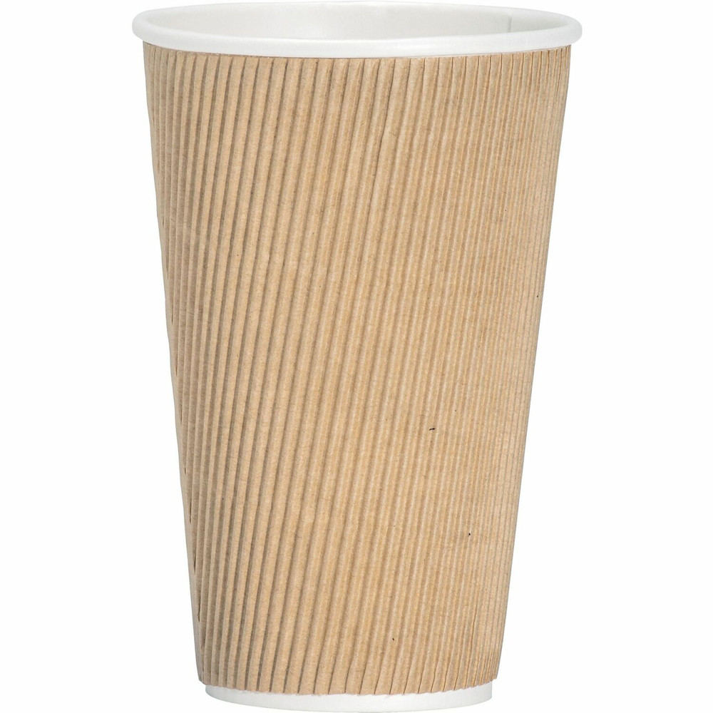 Genuine Joe 11257 Genuine Joe 16 oz Rippled Hot Cups