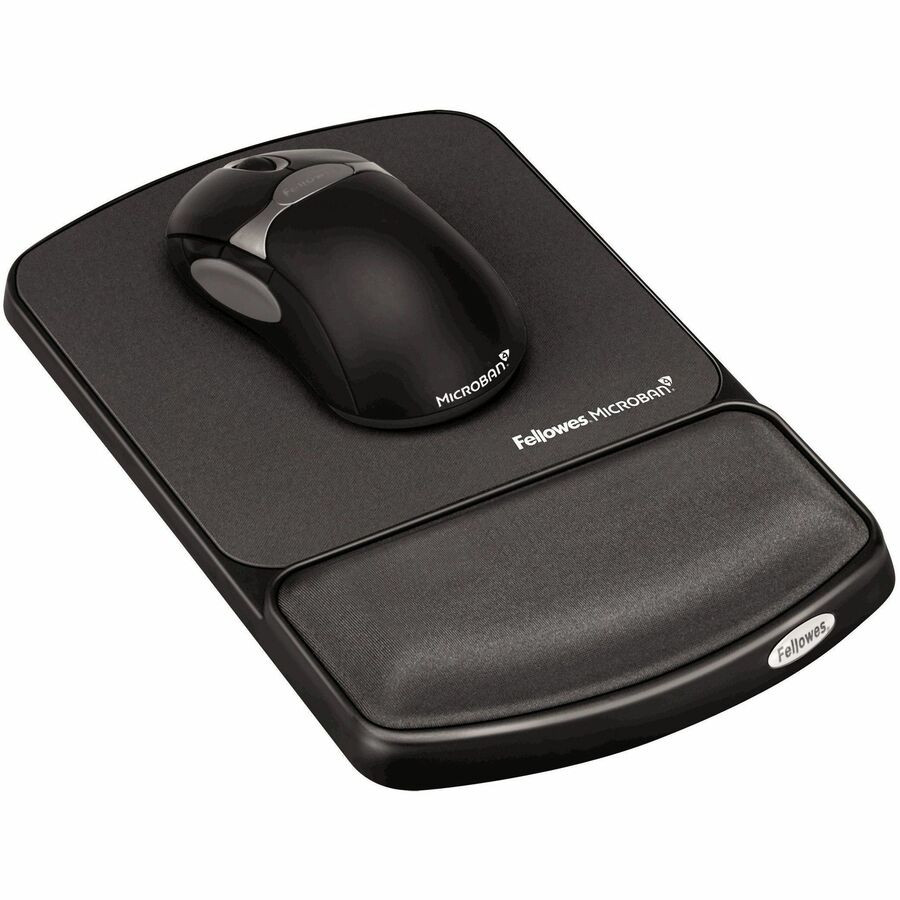 Fellowes, Inc. Fellowes 9175101 Fellowes Mouse Pad / Wrist Support with Microban&reg; Protection