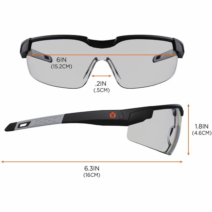 Tenacious Holdings, Inc Ergodyne 50065 Ergodyne Dellenger Anti-Fog Safety Glasses