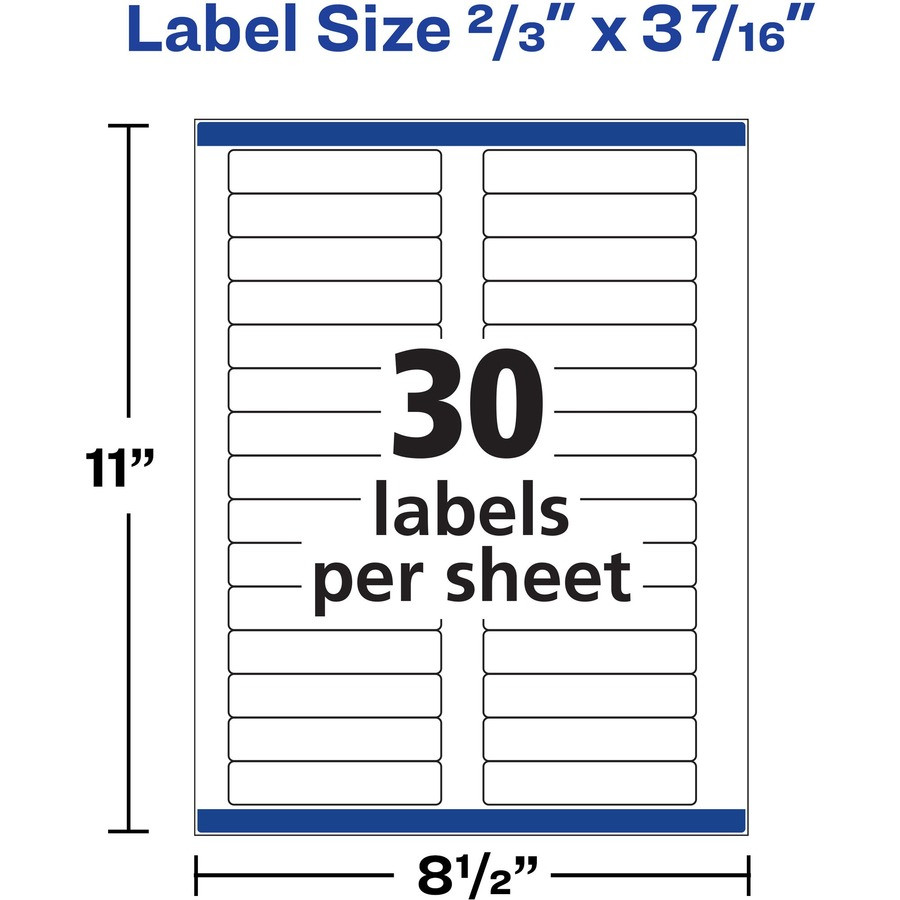 Avery Avery&reg; 8366 Avery&reg; File Folder Labels