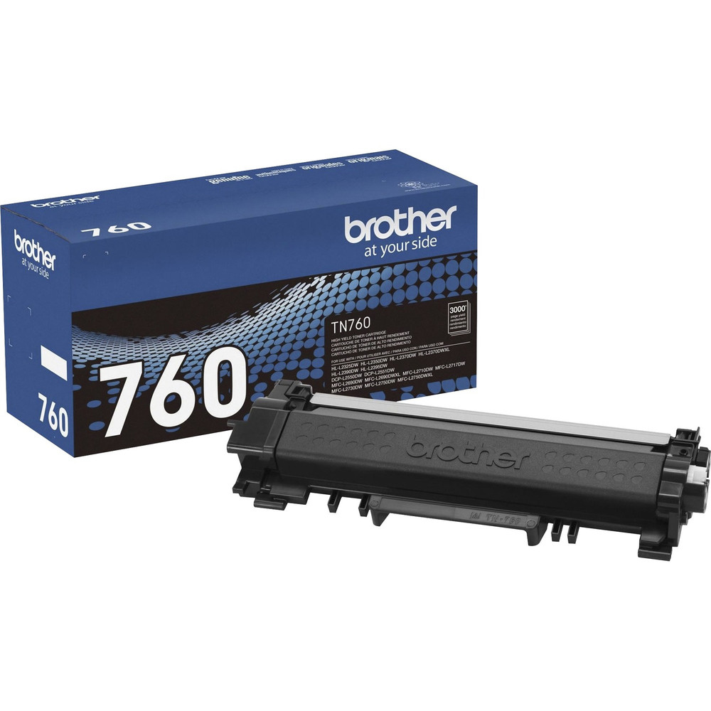 Brother Industries, Ltd Brother TN-760 Brother Genuine TN-760 High Yield Toner Cartridge - Black