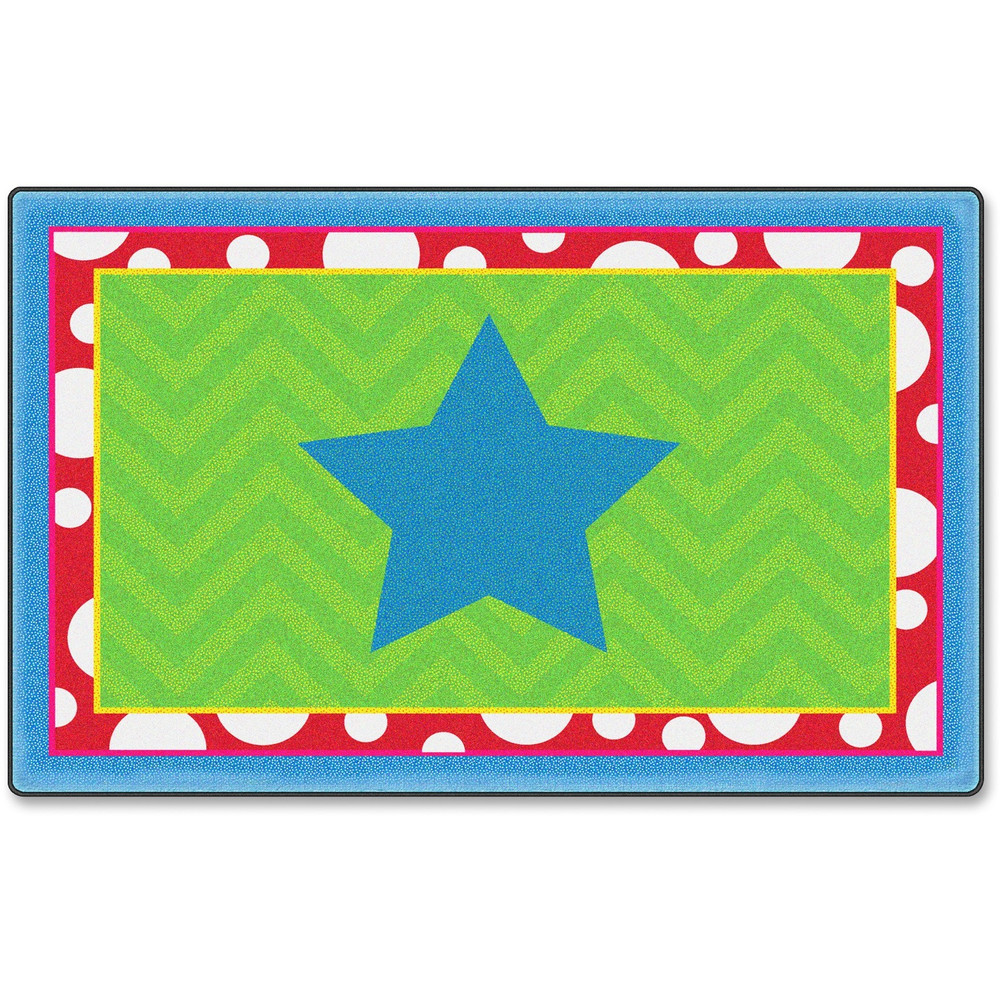 Flagship Carpets, LLC Flagship Carpets CE33108W Flagship Carpets Silly Mat Class Seating Rug