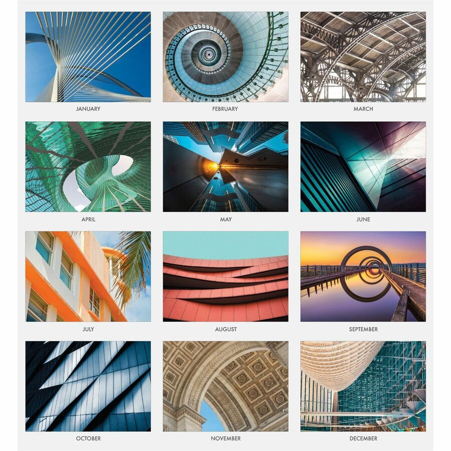 House of Doolittle 315 House of Doolittle Recycled Architecture Wall Calendar