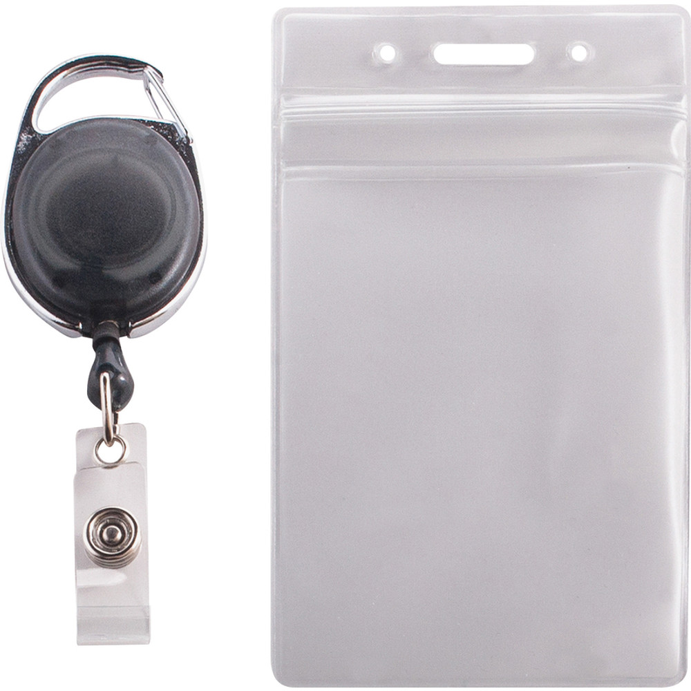 Advantus Corp Advantus 91129 Advantus Badge Reel Holder Combo Pack