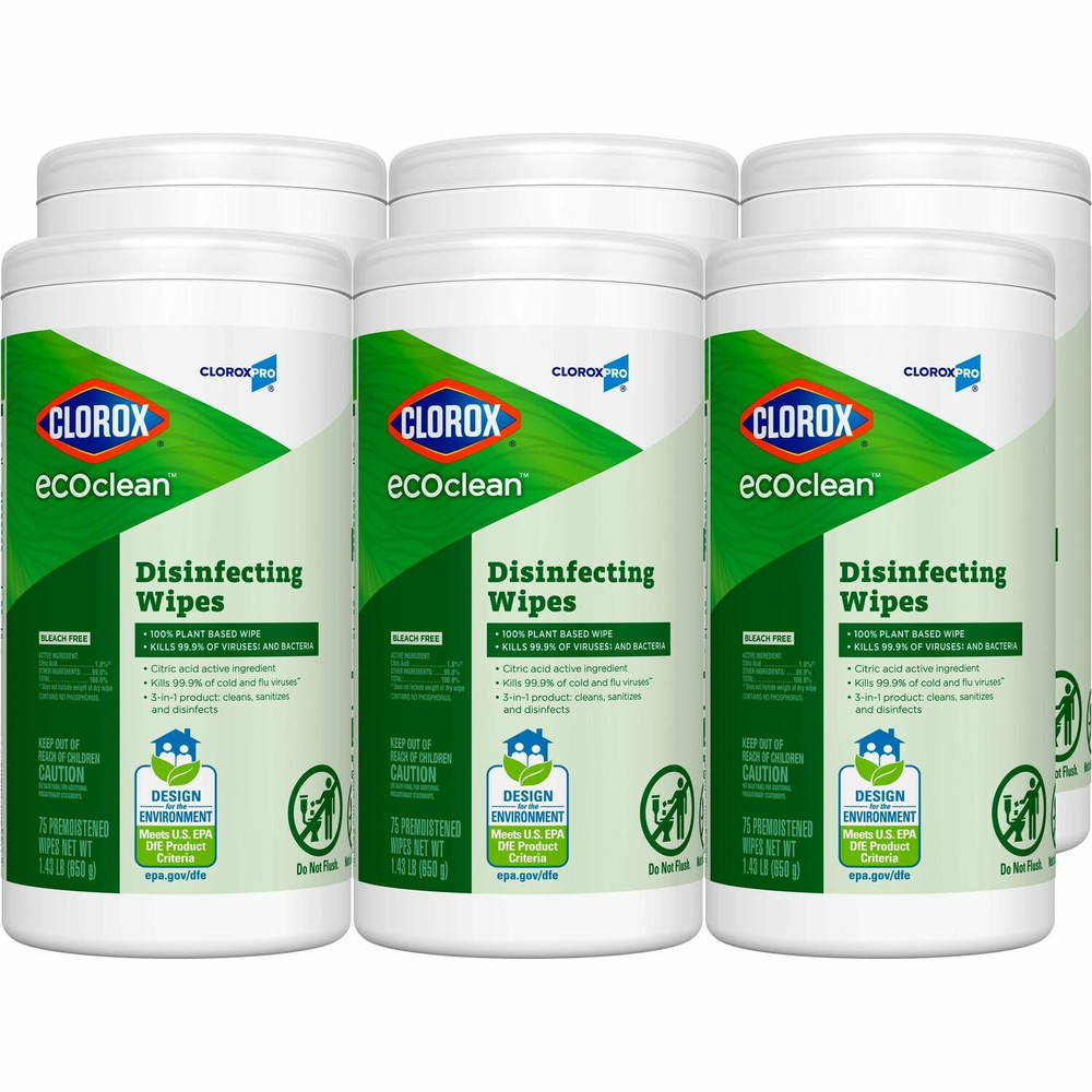 The Clorox Company Clorox 60605CT Clorox EcoClean Disinfecting Wipes