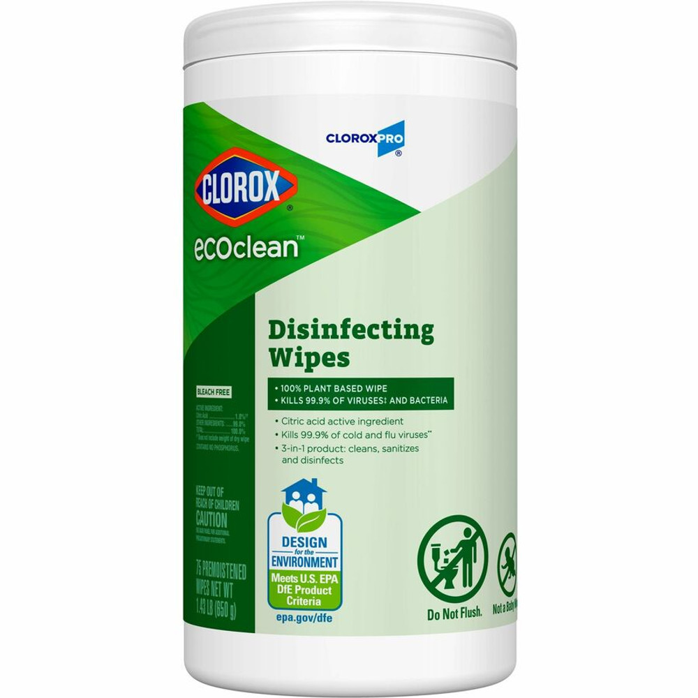 The Clorox Company Clorox 60605CT Clorox EcoClean Disinfecting Wipes