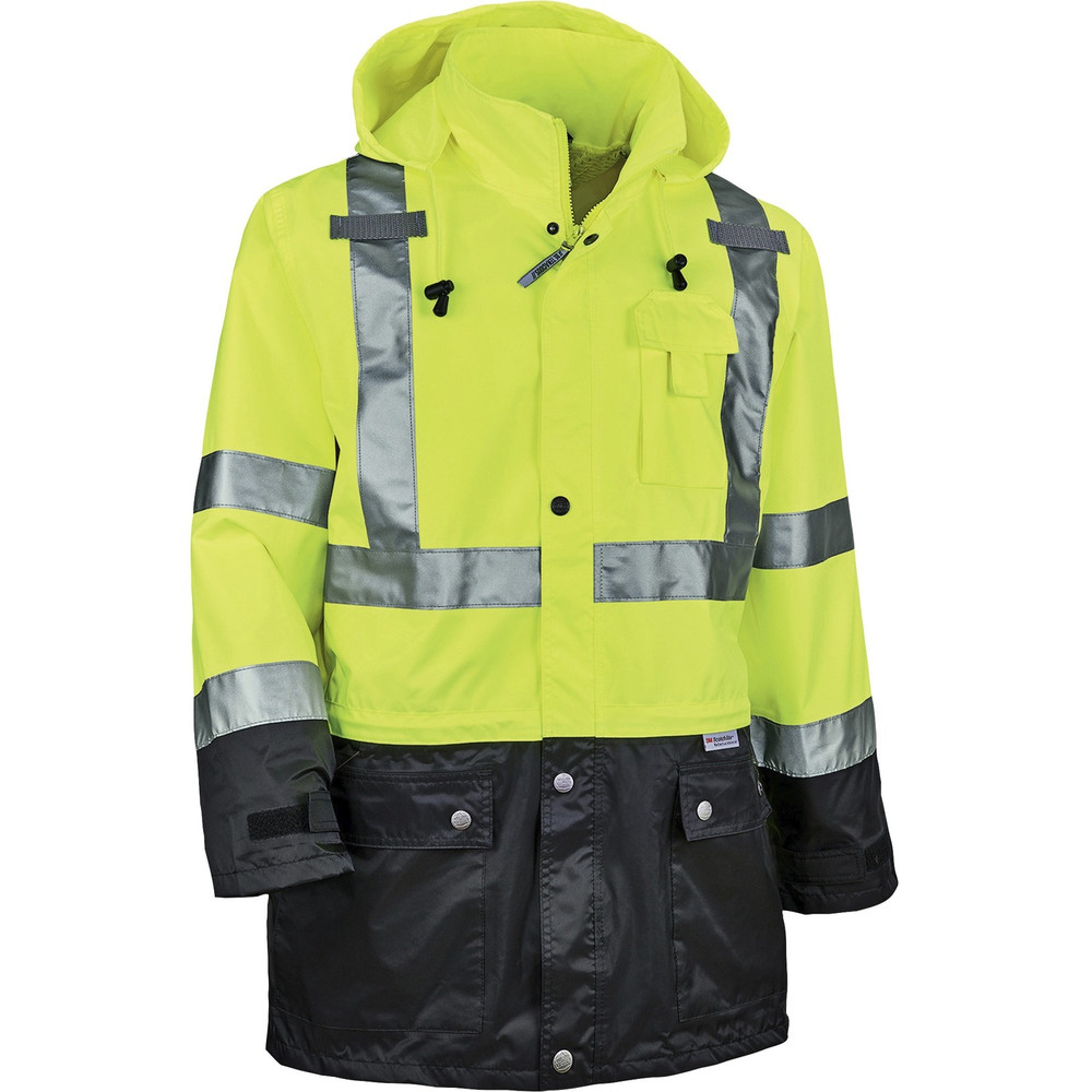 Tenacious Holdings, Inc GloWear 25326 GloWear 8365BK Type R Class 3 Front Rain Jacket