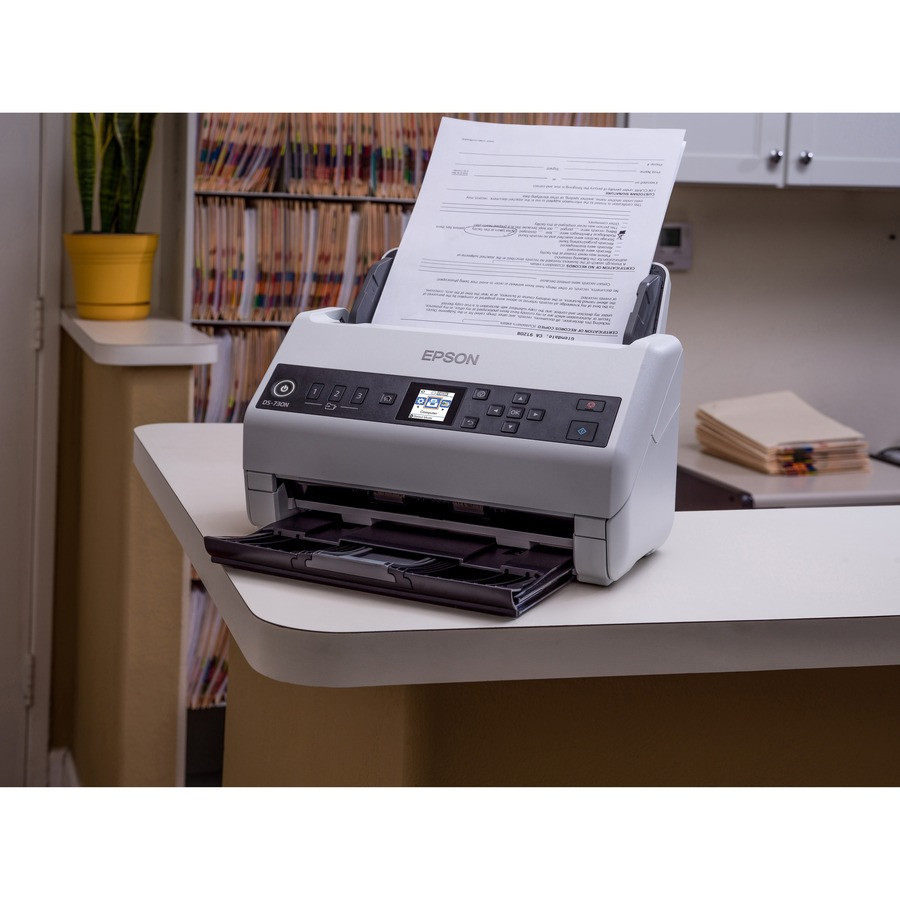 Epson Corporation Epson B11B259201 Epson DS-730N Sheetfed Scanner - 600 dpi Optical