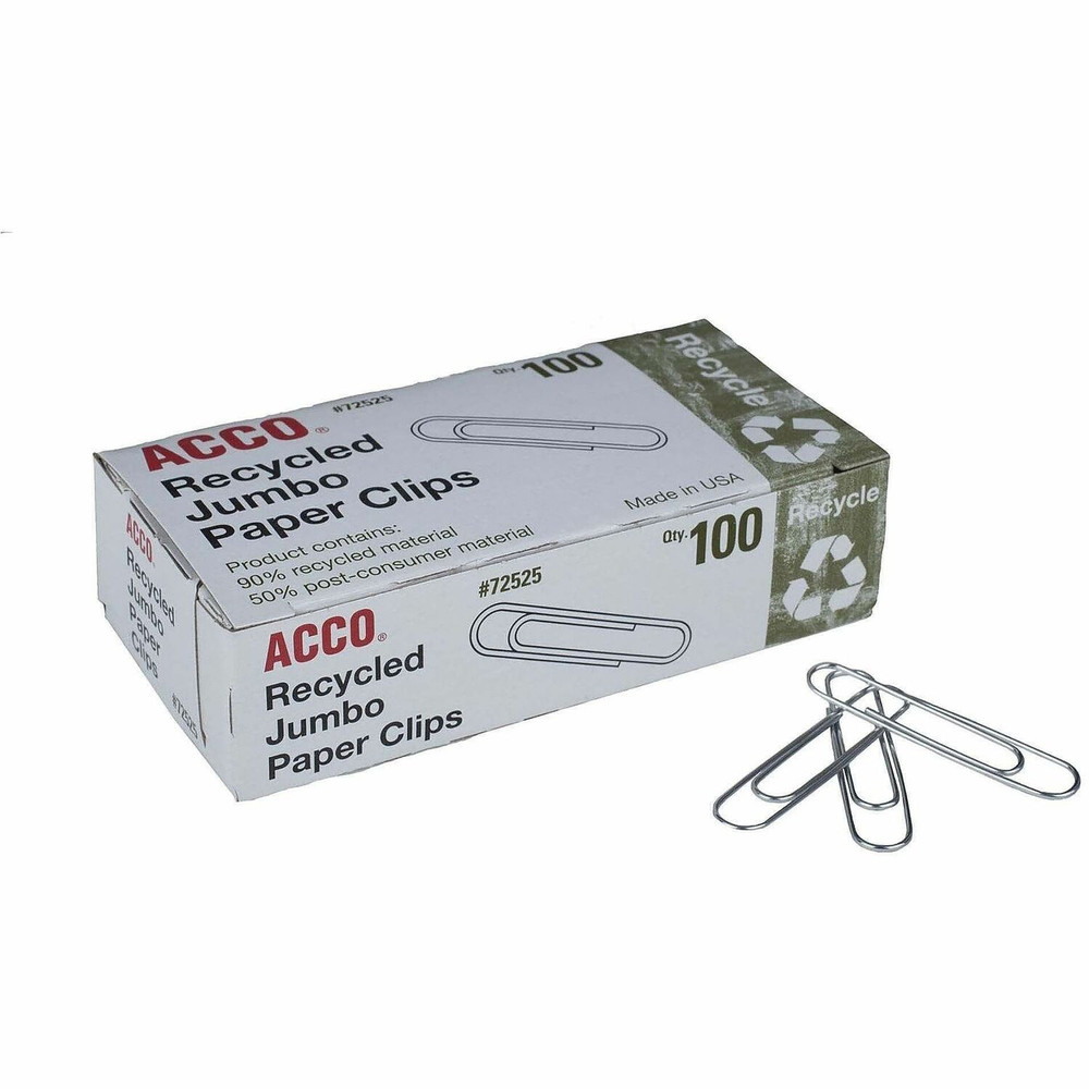 ACCO Brands Corporation ACCO A7072525 ACCO Recycled Paper Clips