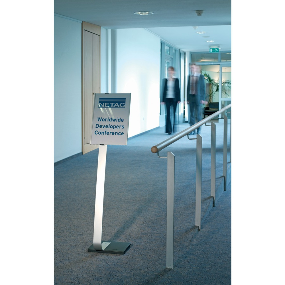 Durable Office Products Corp. DURABLE 481523 DURABLE&reg; INFO SIGN Tabloid Floor Stand
