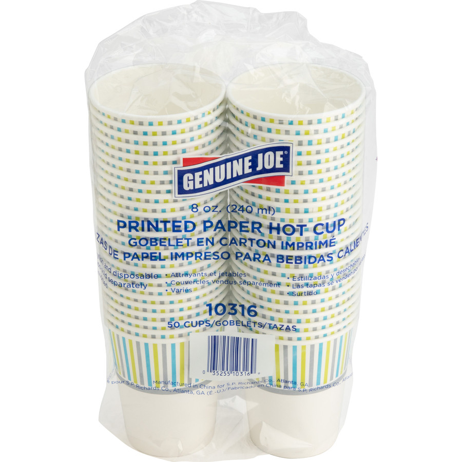 Genuine Joe 10316CT Genuine Joe 8 oz Hot Beverage Cups