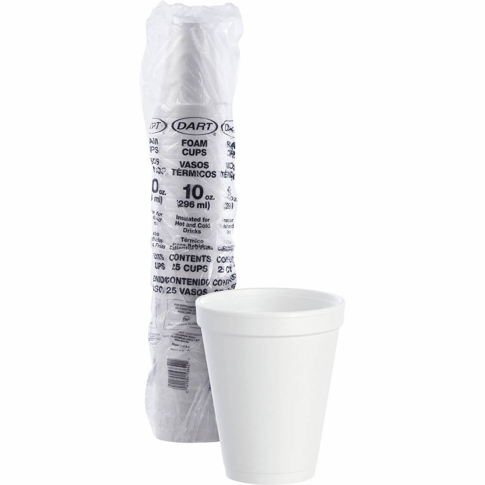 Dart Container Corporation Dart 10J10 Dart 10 oz Insulated Foam Cups