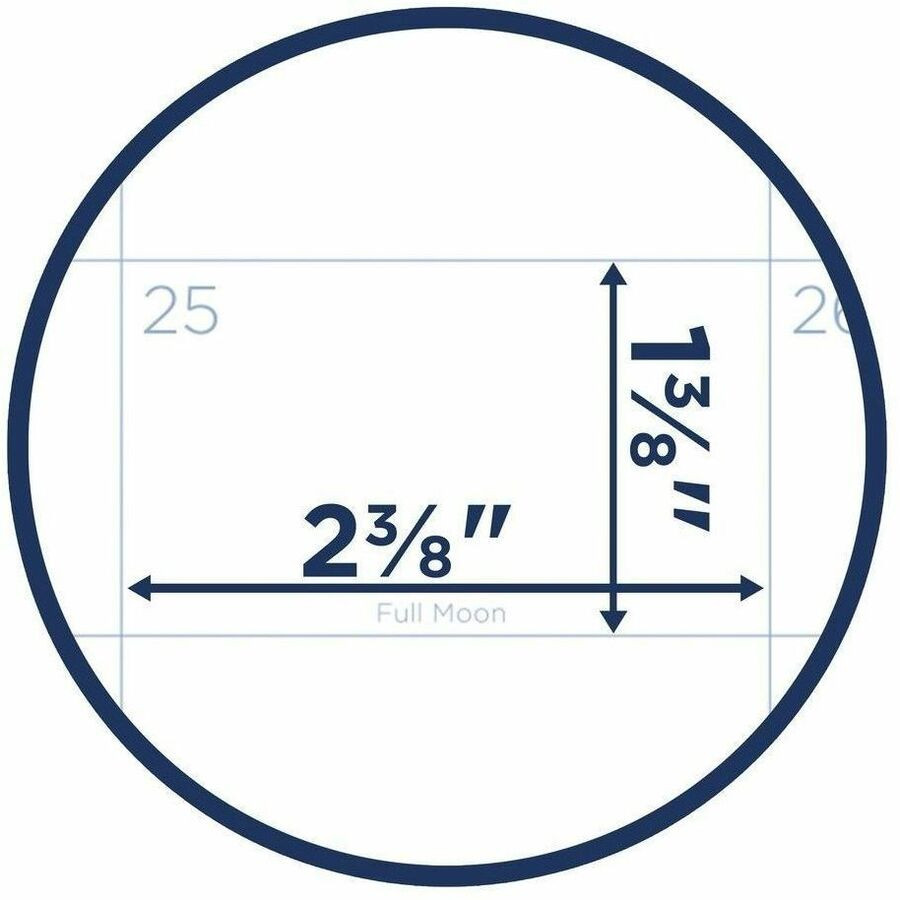 ACCO Brands Corporation Cambridge CRM82005 Cambridge Basic 2025-2026 Monthly Desk Pad Calendar, Compact, 17 3/4" x 11"