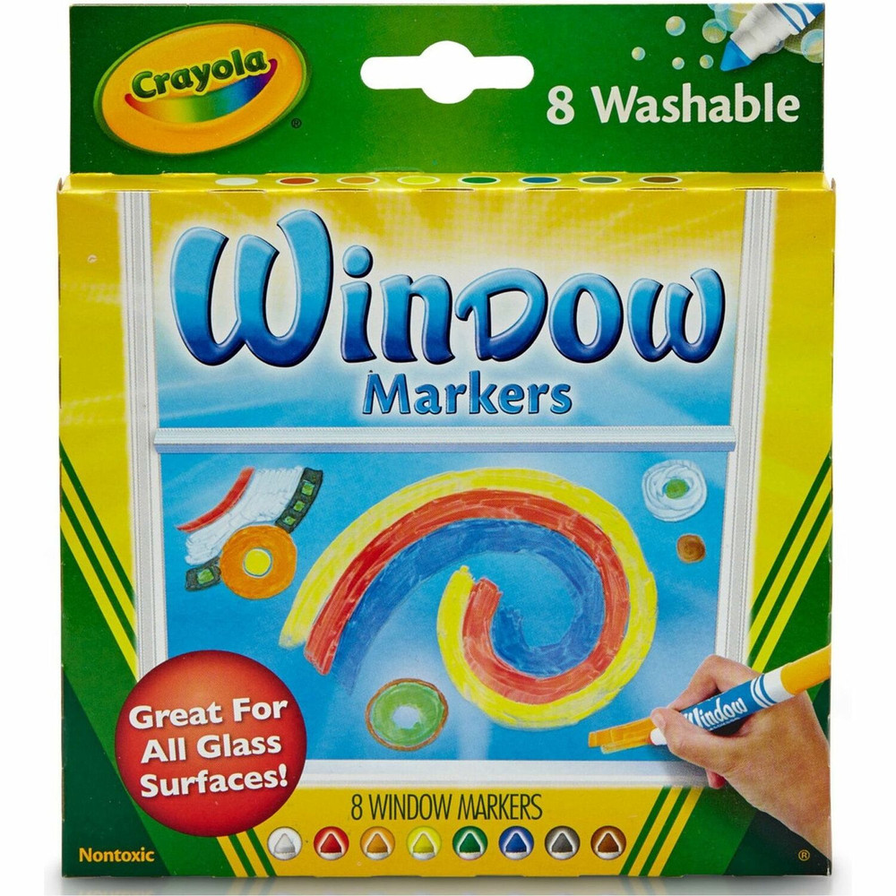 Crayola, LLC Crayola 58-8165 Crayola Washable Window Markers