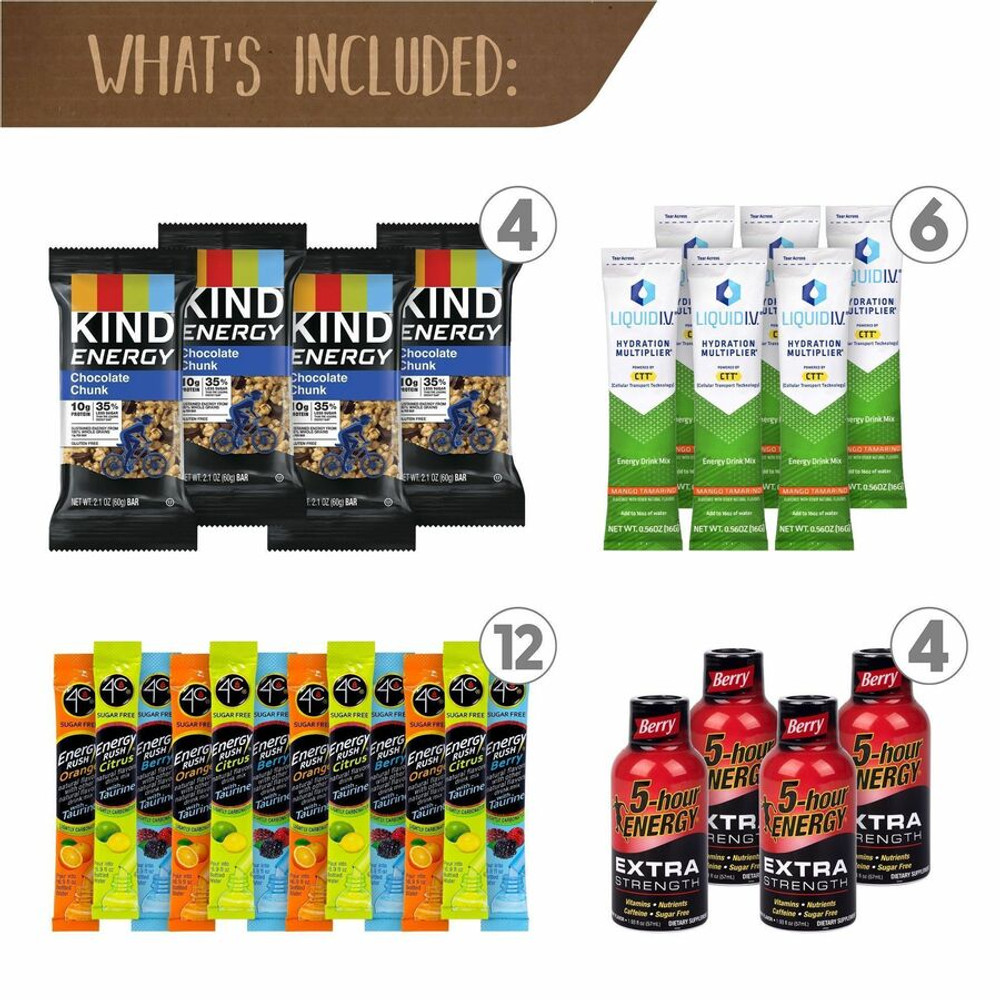 Green Rabbit Snack Box Pros 70000164 Snack Box Pros Energy Lovers Snack Box