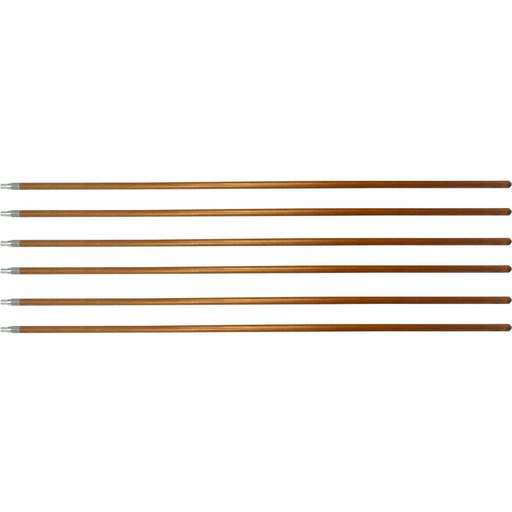 Genuine Joe 37061CT Genuine Joe Wood Handle with Threaded Metal Tip Genuine Joe 37061CT Genuine Joe Wood Handle with Threaded Metal Tip
