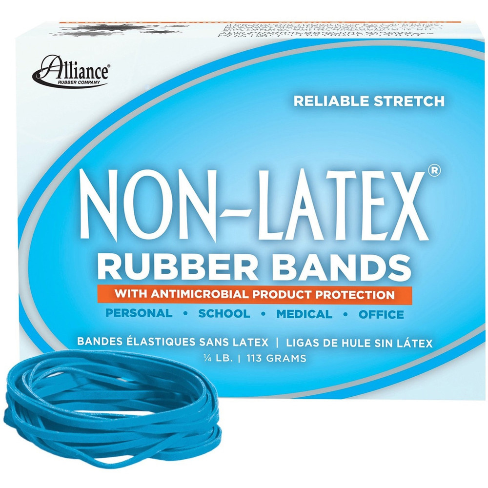 Alliance Rubber Company Non-Latex 42339 Alliance Rubber 42339 Non-Latex Rubber Bands with Antimicrobial Protection - Size #33