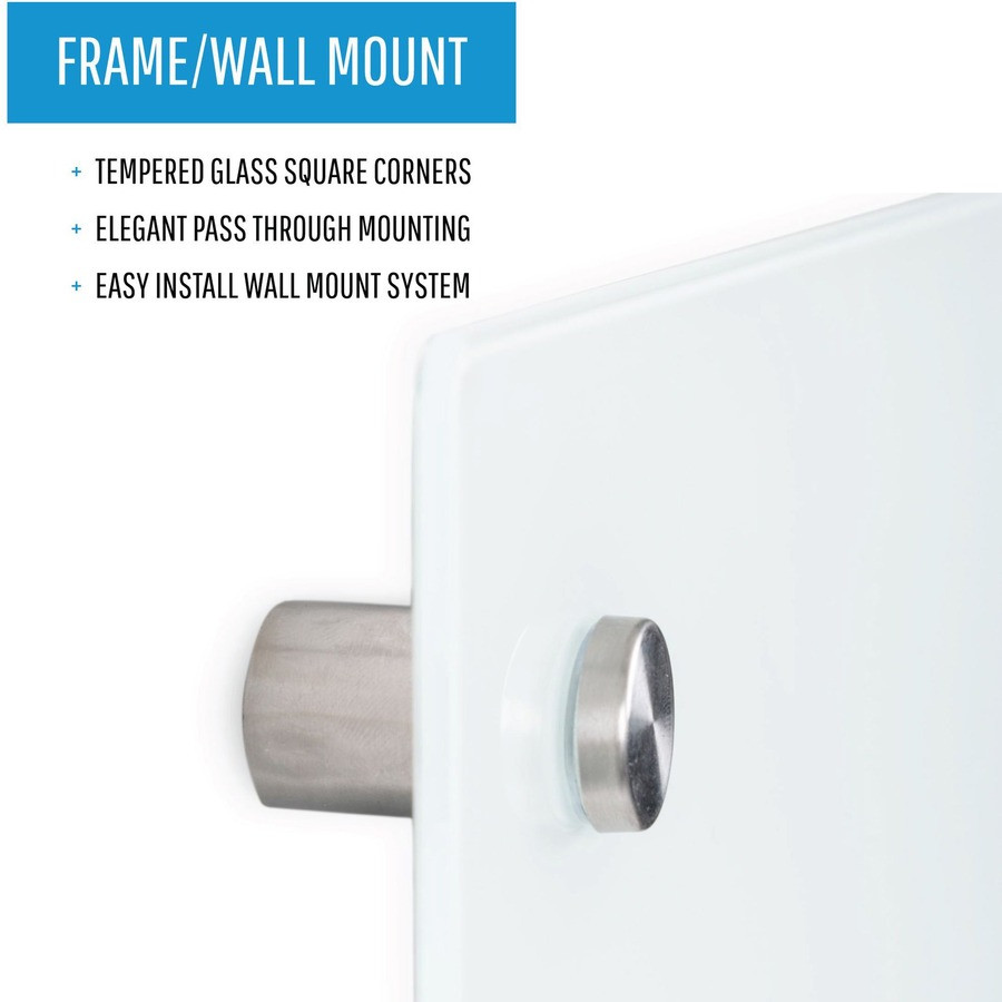 Bi-silque S.A Bi-silque GL074407 Bi-silque Dry-Erase Glass Board