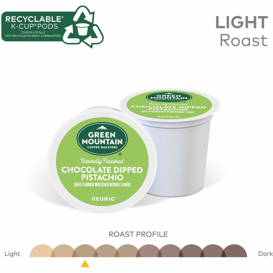 Keurig Dr Pepper Inc. Dr Pepper Snapple 0158 Green Mountain Coffee Roasters&reg; K-Cup Chocolate Dipped Pistachio Coffee