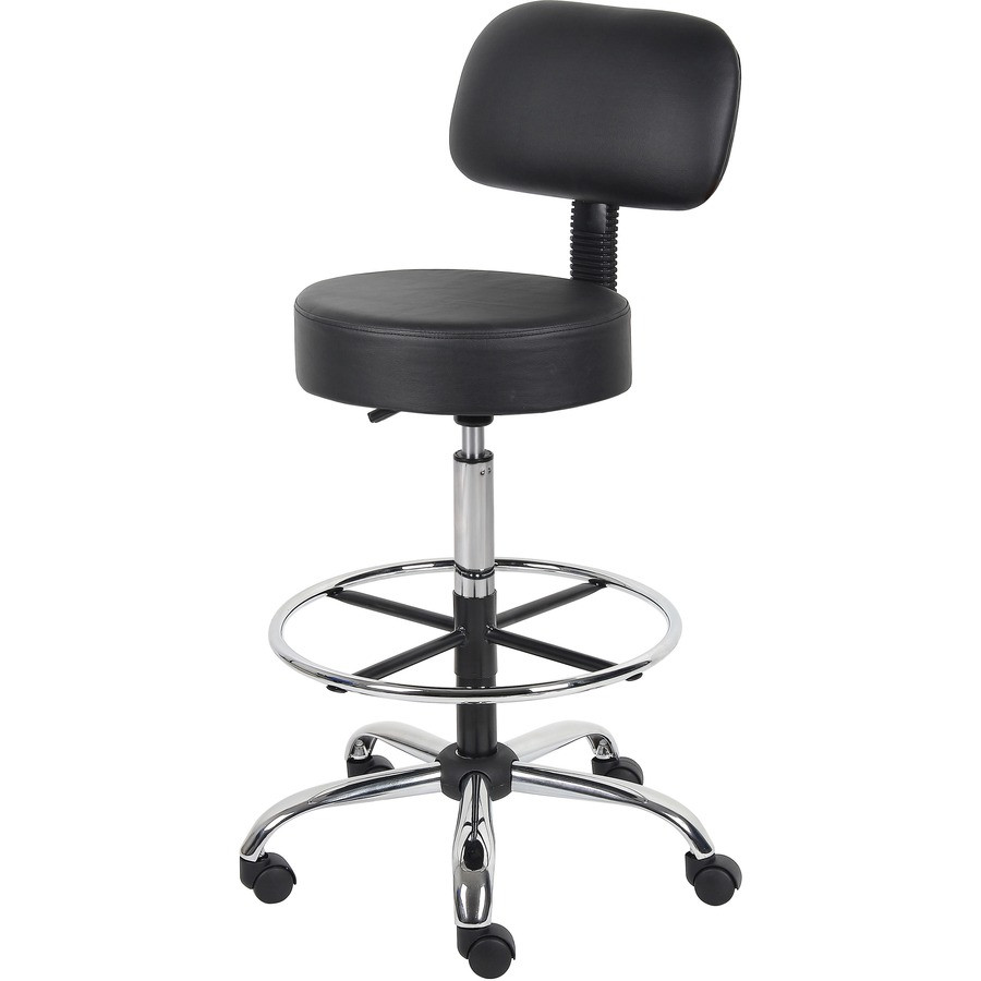 Norstar Office Products Inc Boss B16245BK Boss Drafting Stool