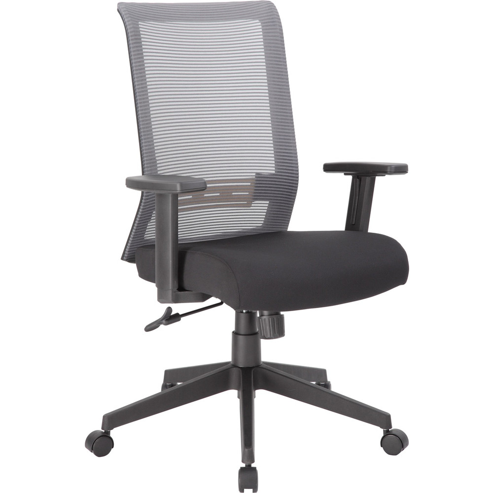 Norstar Office Products Inc Boss B6566GY-BK Boss Mesh Task Chair