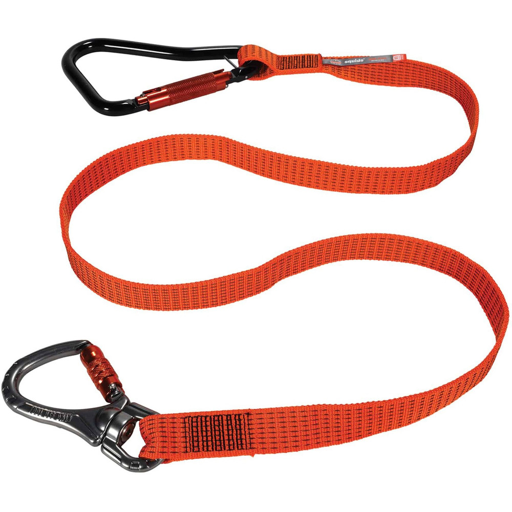 Tenacious Holdings, Inc Squids 19149 Squids 3149 Tool Lanyard XL - Locking Carabiner + Swivel Carabiner, 80lbs / 36kg