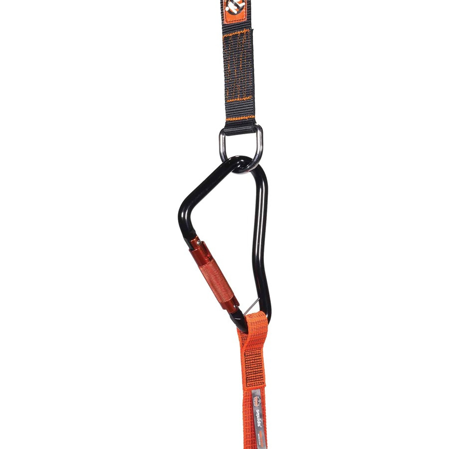 Tenacious Holdings, Inc Squids 19149 Squids 3149 Tool Lanyard XL - Locking Carabiner + Swivel Carabiner, 80lbs / 36kg