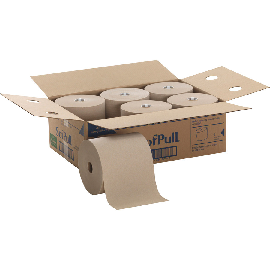 Georgia Pacific Corp. SofPull 26480 SofPull Mechanical Recycled Paper Towel Rolls