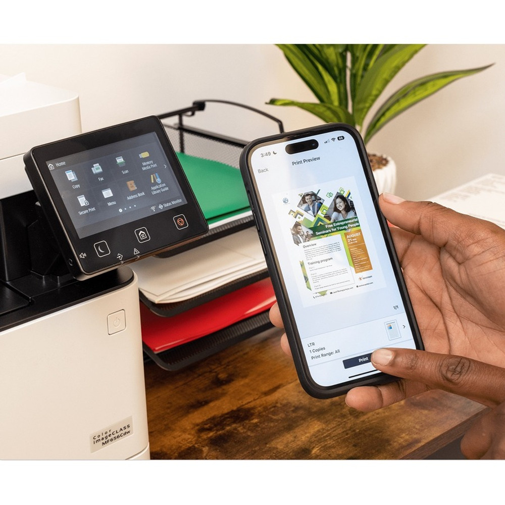 Canon, Inc Canon 5158C002 Canon imageCLASS MF656Cdw Wireless Laser Multifunction Printer - Color - White Canon, Inc Canon 5158C002 Canon imageCLASS MF656Cdw Wireless Laser Multifunction Printer - Color - White