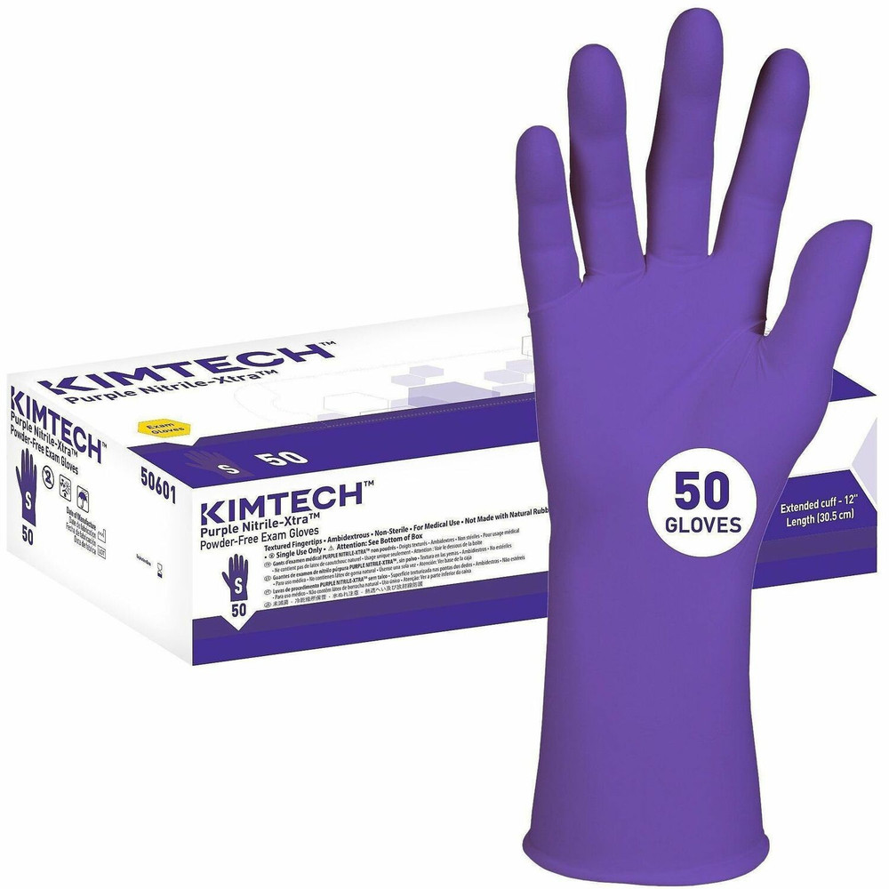 Ansell Kimtech 50601 Kimtech Purple Nitrile-Xtra Exam Gloves