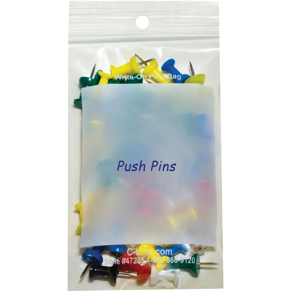 C-Line Products, Inc C-Line 47235 C-Line Write-On Poly Bags
