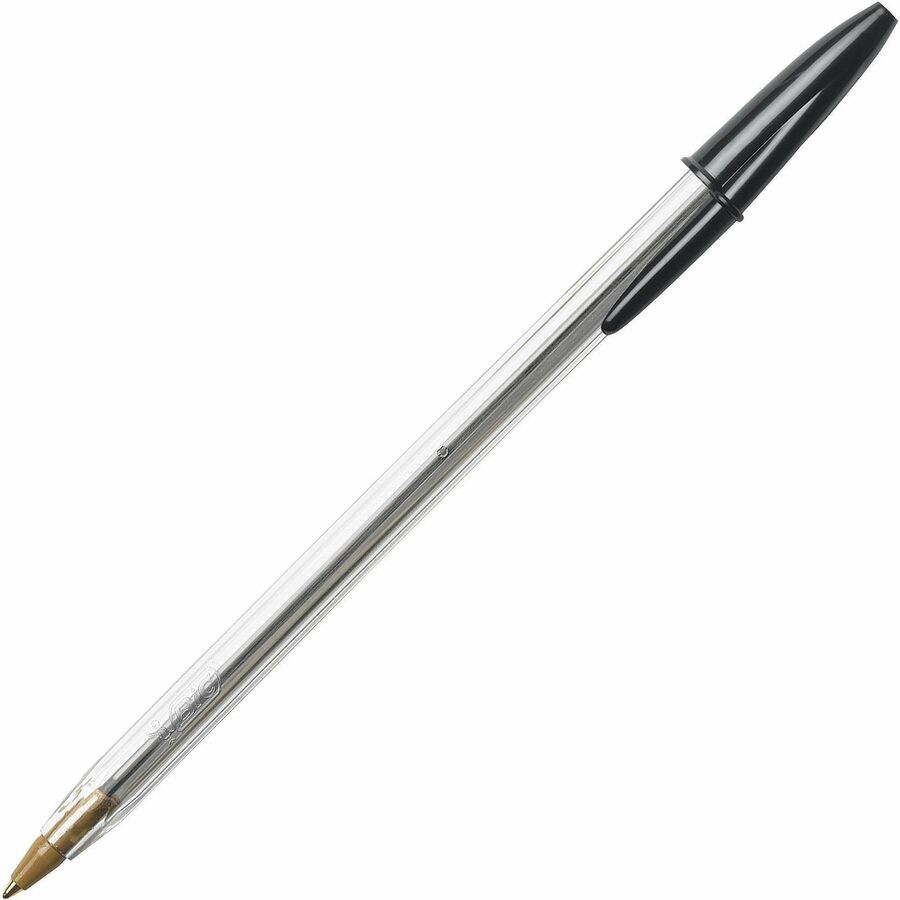 BIC MSP10BK BIC Cristal Ballpoint Stick Pens