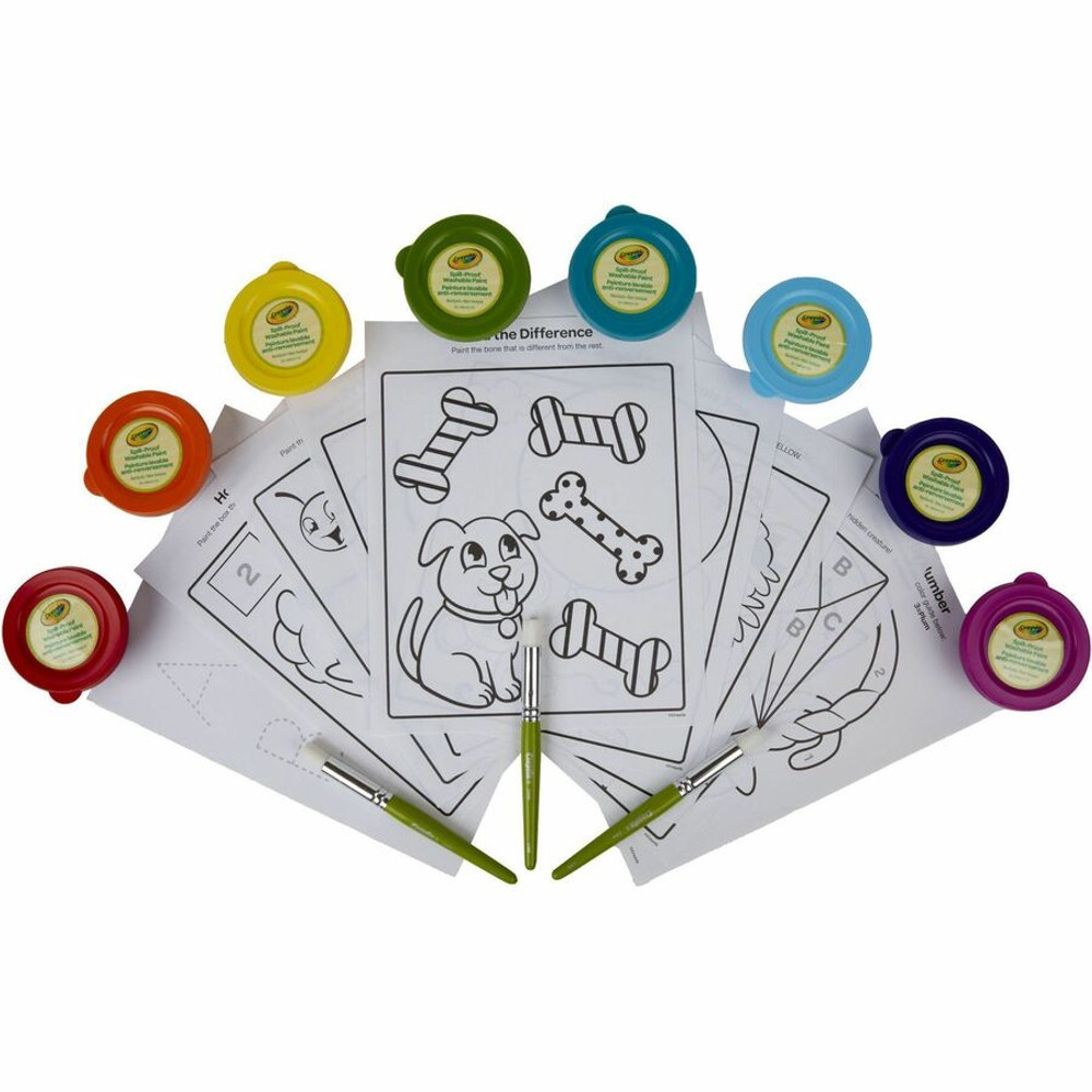 Crayola, LLC Crayola 811518 Crayola Spill Proof Washable Paint Set Crayola, LLC Crayola 811518 Crayola Spill Proof Washable Paint Set