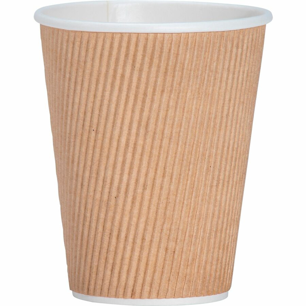 Genuine Joe 11260 Genuine Joe 12 oz Rippled Hot Cups