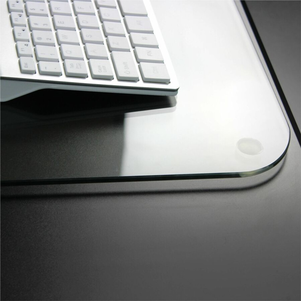 Floortex FCDE1924G Desktex&reg; Glass Desk Pad - 19" x 24"