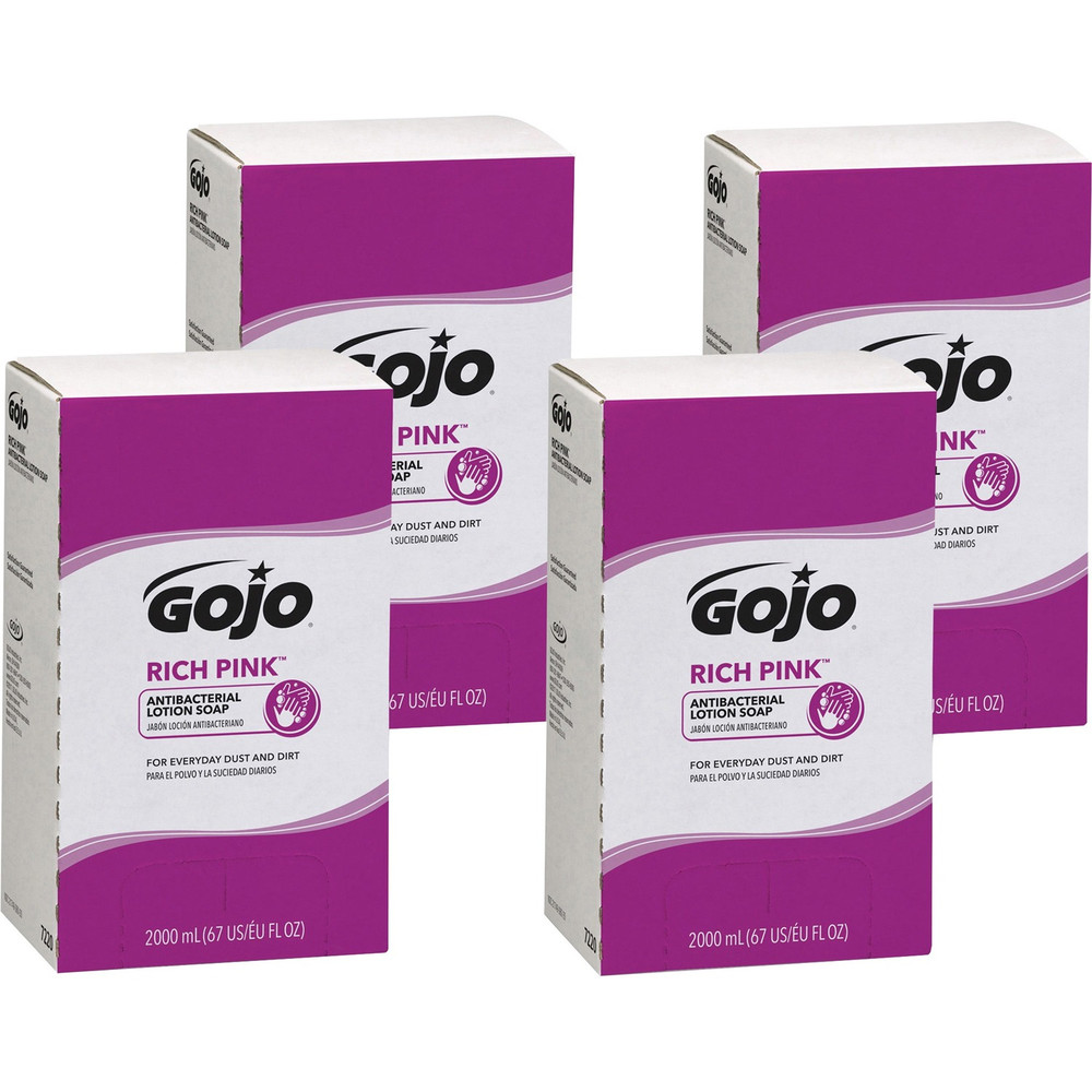 Gojo Industries, Inc Gojo&reg; 722004CT Gojo&reg; Rich Pink Antibacterial Lotion Soap Refill