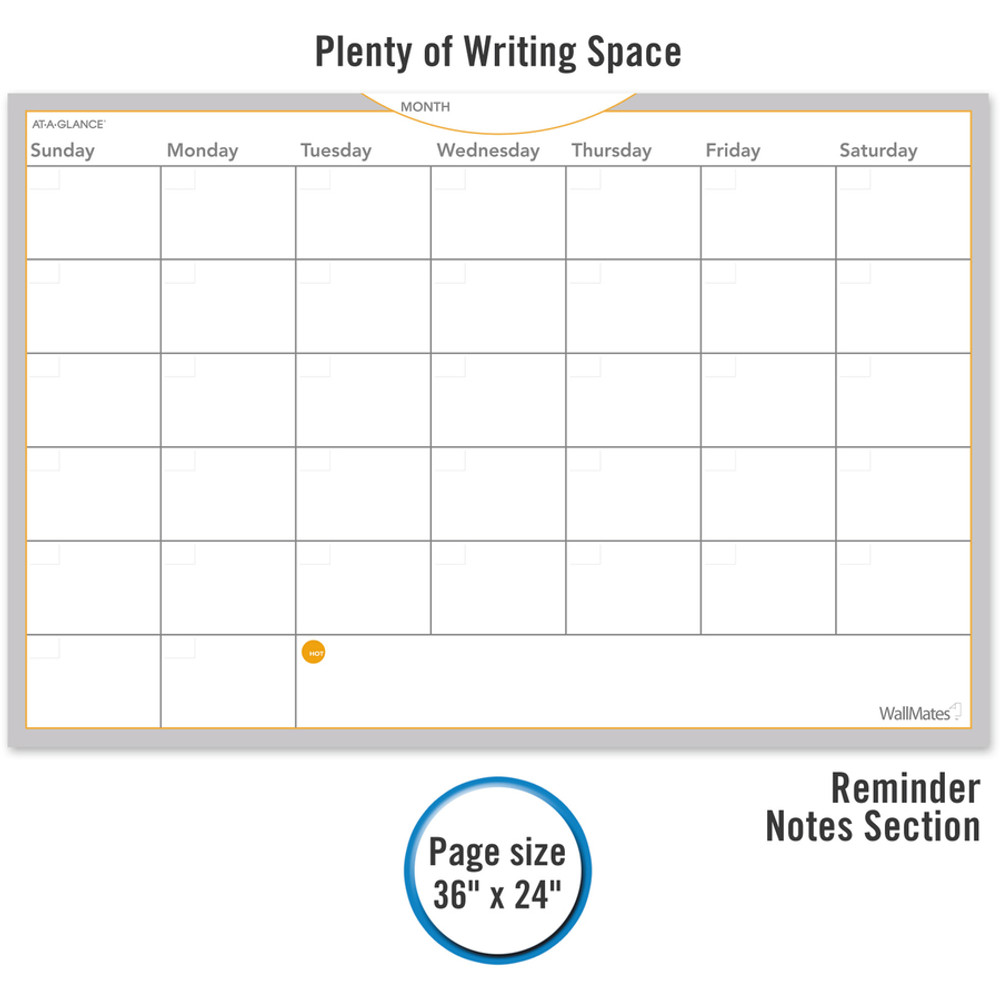 ACCO Brands Corporation At-A-Glance AW602028 At-A-Glance WallMates Monthly Planning Surface ACCO Brands Corporation At-A-Glance AW602028 At-A-Glance WallMates Monthly Planning Surface