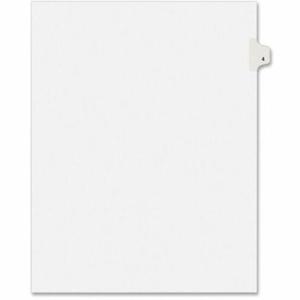Avery Avery® LGLTS4 Avery® Individual Legal Exhibit Dividers - Avery Style - Unpunched Avery Avery® LGLTS4 Avery® Individual Legal Exhibit Dividers - Avery Style - Unpunched
