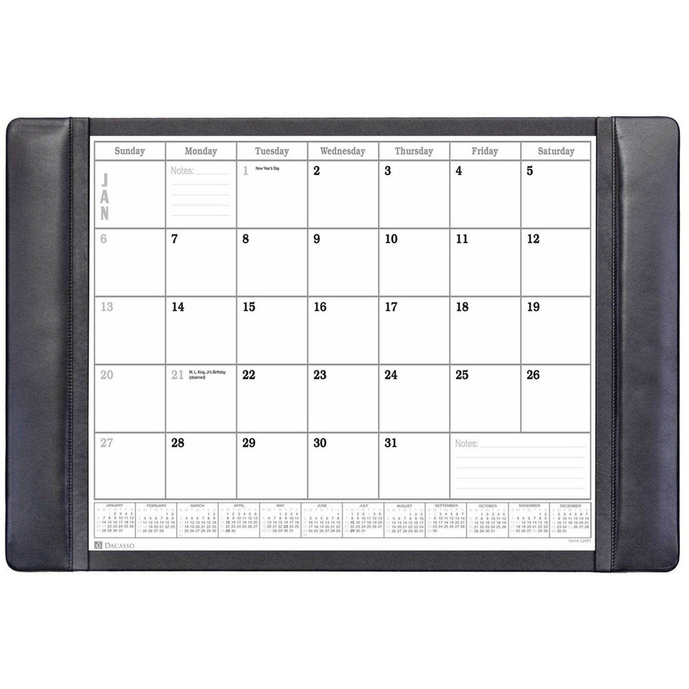 Dacasso Limited, Inc Dacasso P1040 Dacasso Leather Calendar Desk Pad