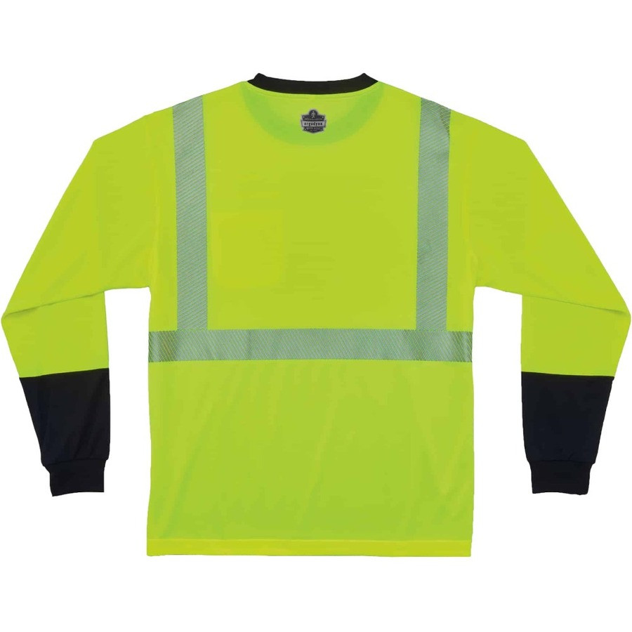 Tenacious Holdings, Inc GloWear 22635 GloWear 8281BK Type R Class 2 Front Long Sleeve T-Shirt