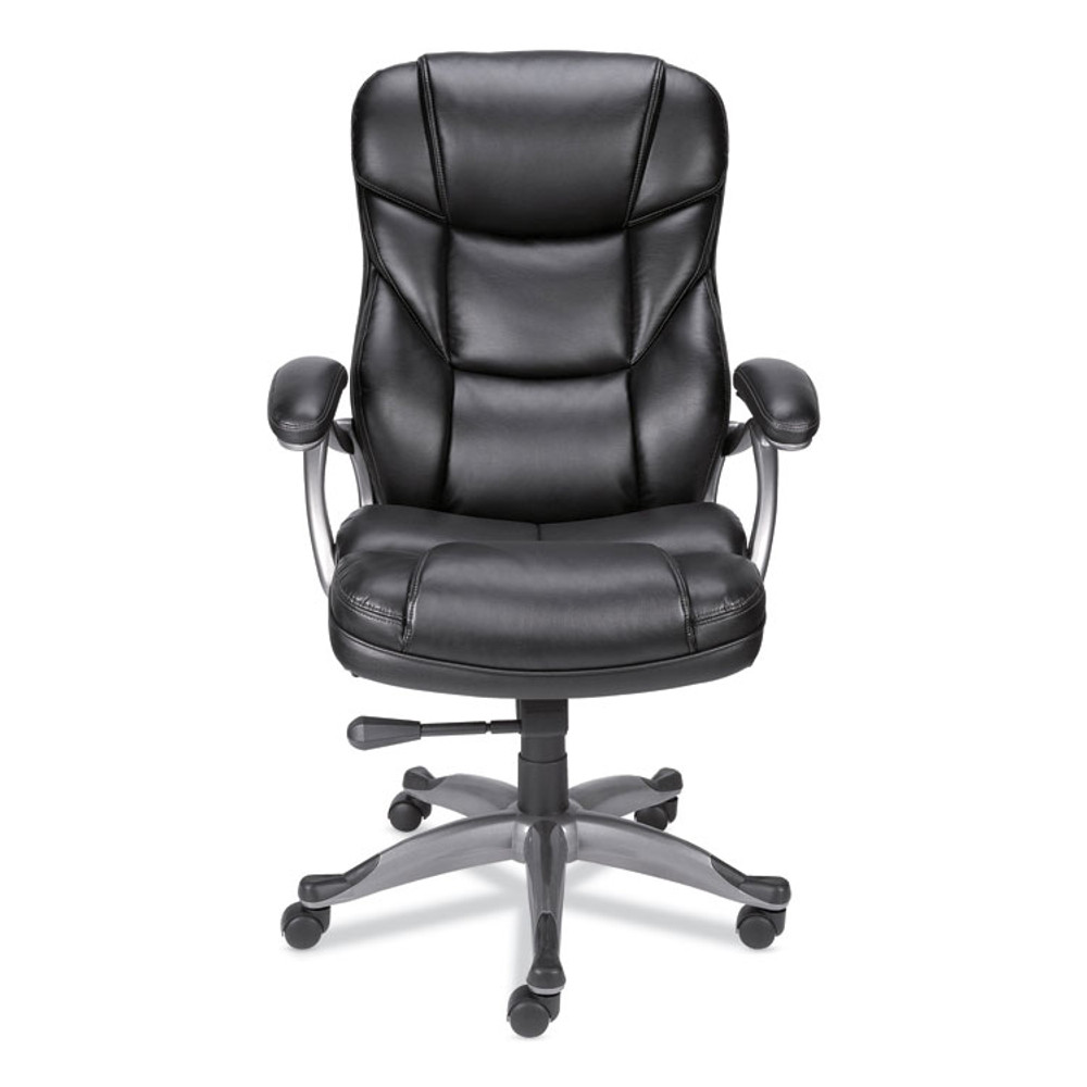 ALERA BN41B19 Alera Birns Series High-Back Task Chair, Supports Up to 250 lb, 18.11" to 22.05" Seat Height, Black Seat/Back, Chrome Base