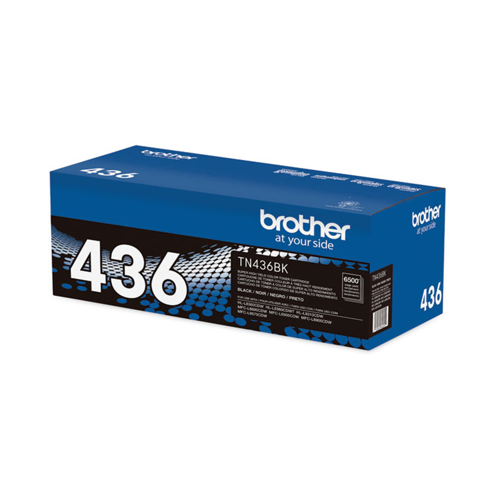 BROTHER INTL. CORP. TN436BK TN436BK Super High-Yield Toner, 6,500 Page-Yield, Black