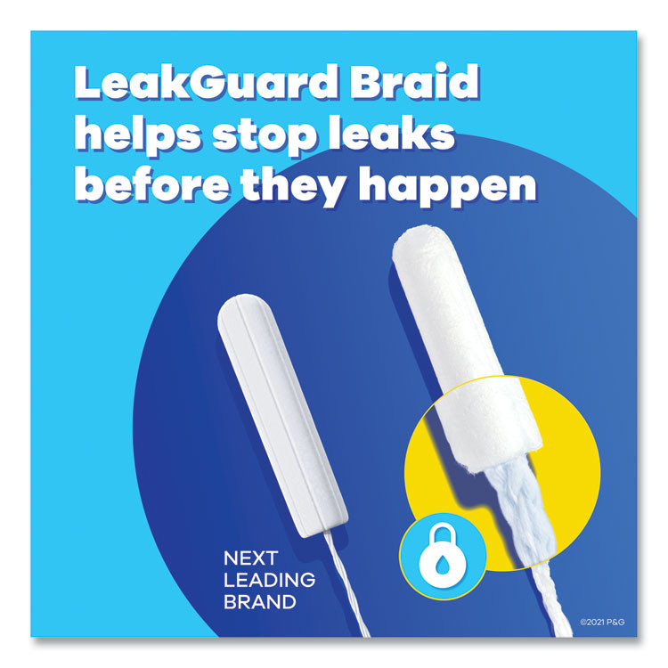 PROCTER & GAMBLE Tampax® 71127BX Pearl Tampons, Regular, 36/Box