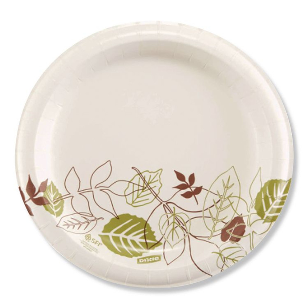 GEORGIA PACIFIC Dixie® UX9PATHPB Pathways Medium-Weight Paper Plates, 8.5" dia, Pathways, 300/Box, 2 Boxes/Carton