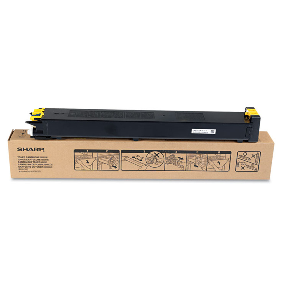 SHARP TONER MX31NTYA MX31NTYA Toner, 15,000 Page-Yield, Yellow
