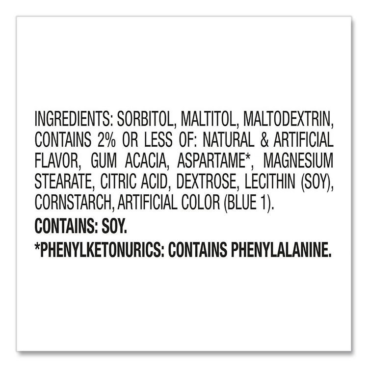 THE HERSHEY COMPANY ICE BREAKERS 22002642 Sugar-Free Cool Mints, Coolmint, 1.5 oz Tin, 8 Tins/Carton