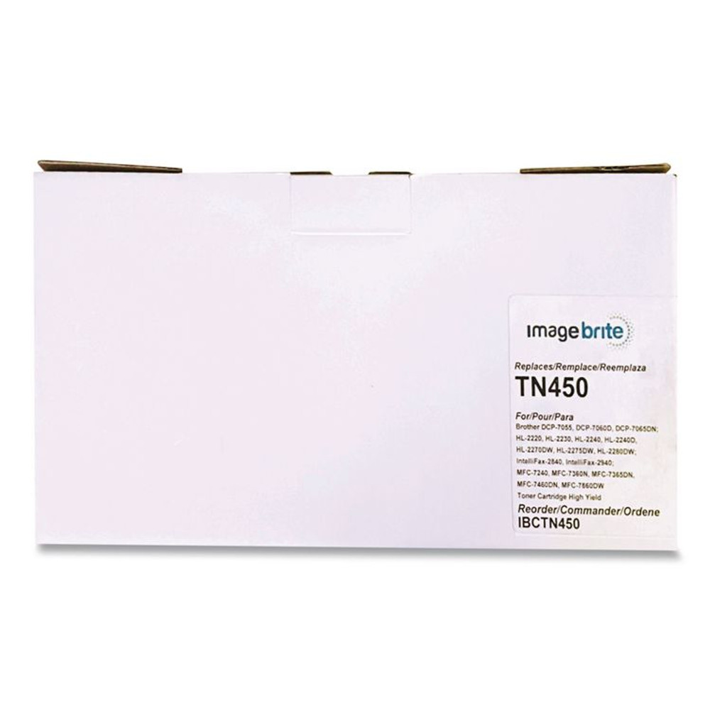 CTG/CLOVER TECHNOLOGY GROUP Image Brite 24214173 Compatible TN450 High-Yield Toner, 2,600 Page-Yield, Black